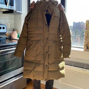 Marmot puffer long coat